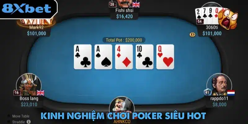 Thứ Tự Poker - Chỉ Dẫn Dành Cho Người Mới Bắt Đầu Thứ tự Poker và những mẹo hay dành cho người mới tham gia trải nghiệm